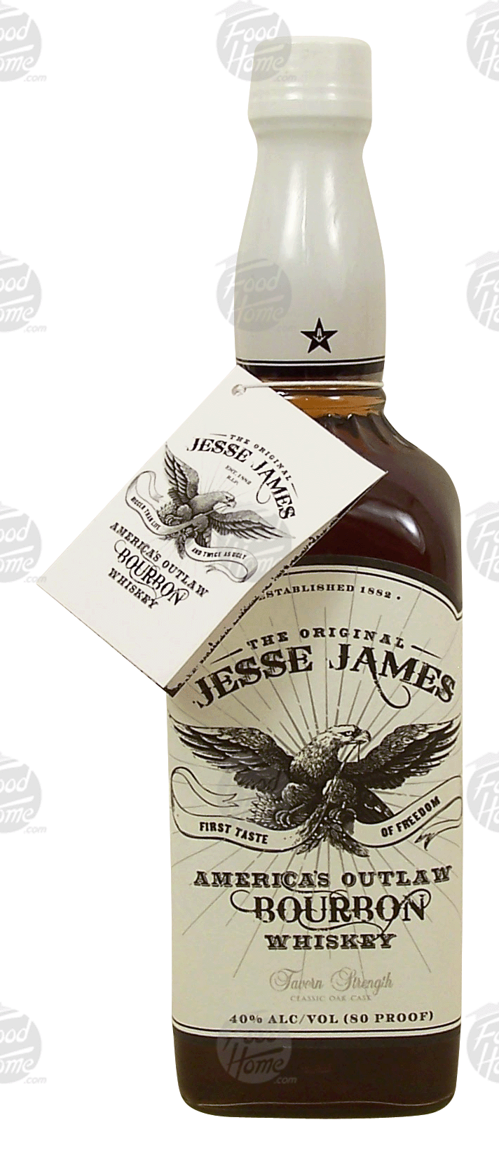 Jesse James America's Outlaw bourbon whiskey, 40% alc. by vol. Full-Size Picture